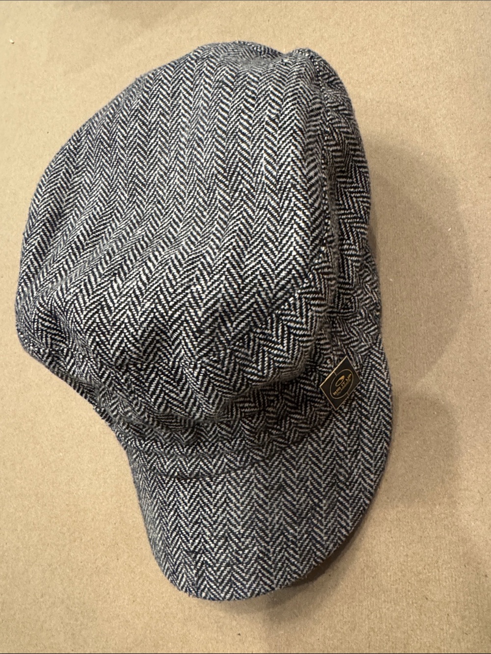 Big it Up Gray Herringbone Women Cap
